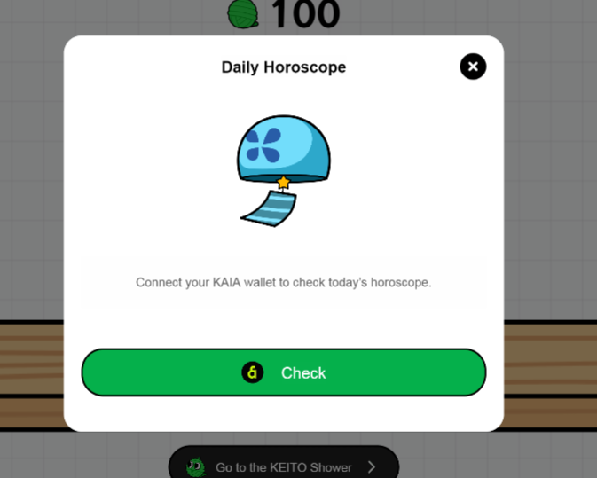 LINE 和 Kaia 生态中的游戏化平台KeitoKun 开启积分活动，未来可兑换 $KEITO 代币空投！