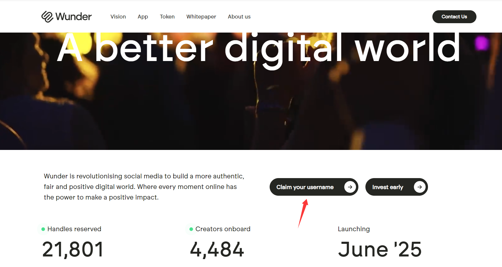 筹集了 5000万美元的Web3 社交媒体平台Wunder Social